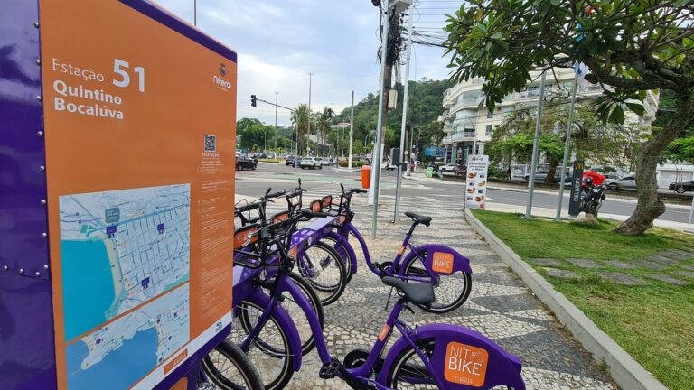 Niterói (RJ) tem 51 estações de bicicletas compartilhadas