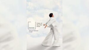 Pantone elege "Cloud Dancer" como cor de 2026