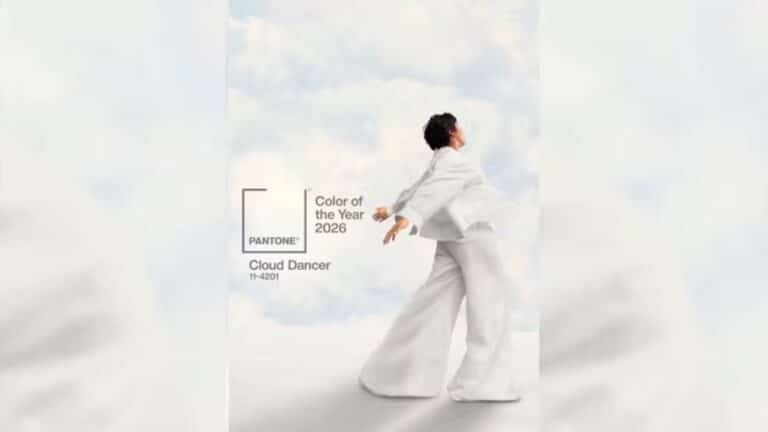 Pantone elege "Cloud Dancer" como cor de 2026
