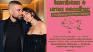 Paolla Oliveira citou desconforto de mudanças antes de separação