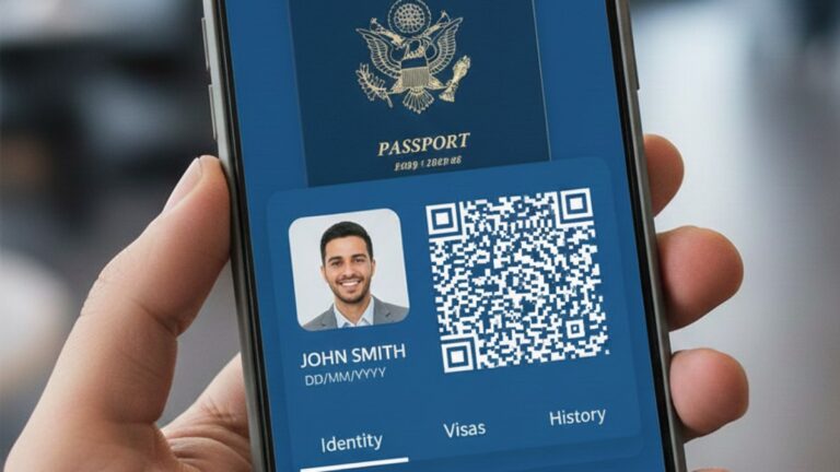 Passaporte
pode ser adicionado à carteira digital do telefone
