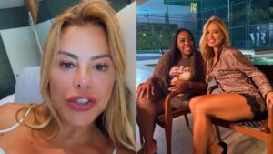 Poliana reage à Virginia falando dela e da mãe de Vini Jr.