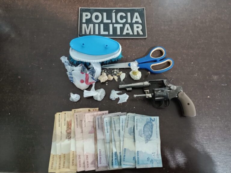 Polícia Militar prende casal por tráfico de drogas, posse ilegal de arma de fogo e identidade falsa em Sonora