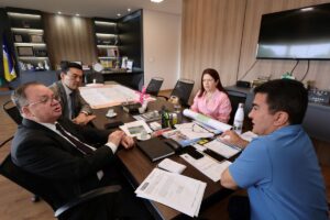 Prefeito recebe presidente do TJ-MS e debate avanços no Judiciário em Dourados