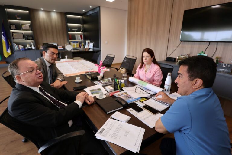 Prefeito recebe presidente do TJ-MS e debate avanços no Judiciário em Dourados