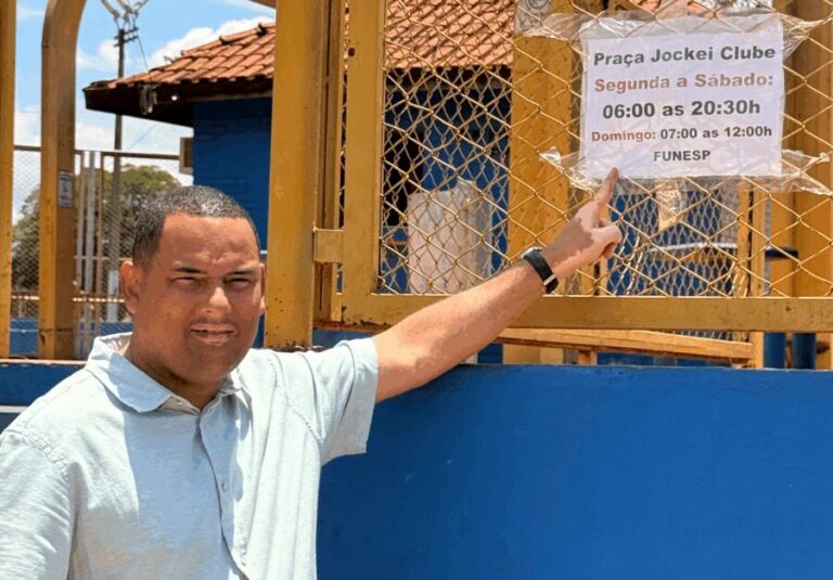 Vereador Wilson Lands solicita à Funesp ampliação do horário de funcionamento da praça do Jardim Jóquei aos domingos