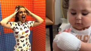 Viih Tube diz que estava 'ocupada' quando filho sofreu acidente