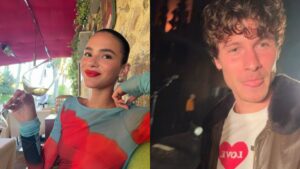 Bruna Marquezine e Shawn Mendes trocam beijos na virada do ano