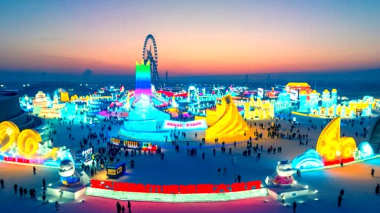 Harbin:
a
cidade de gelo que é atração de inverno na China