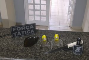 Homem é preso após atos de violência em pedreira na zona rural de Coxim