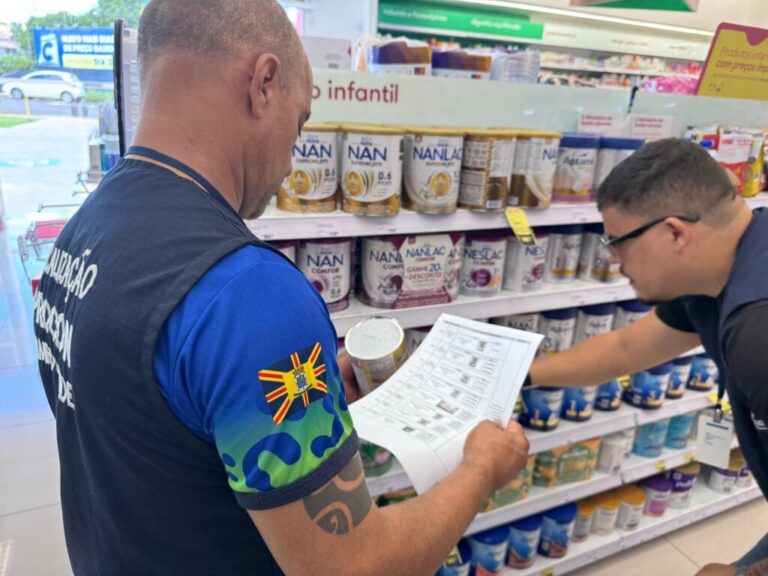 Procon Municipal fiscaliza farmácias e supermercados após alerta sobre fórmulas infantis