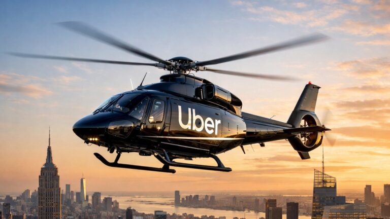Uber de Helicóptero a partir de 2026!